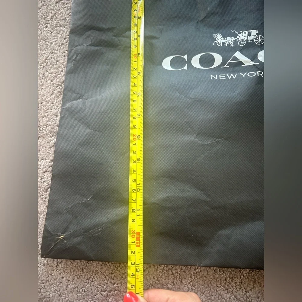 Coach Black Shopping Bag